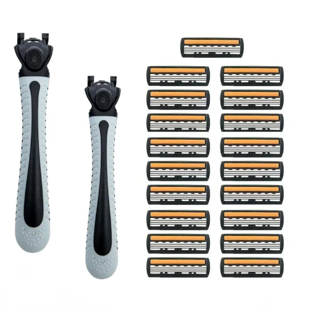 Safety Razor Handle - 3-layer Manual Razor Men Classic Shaver
