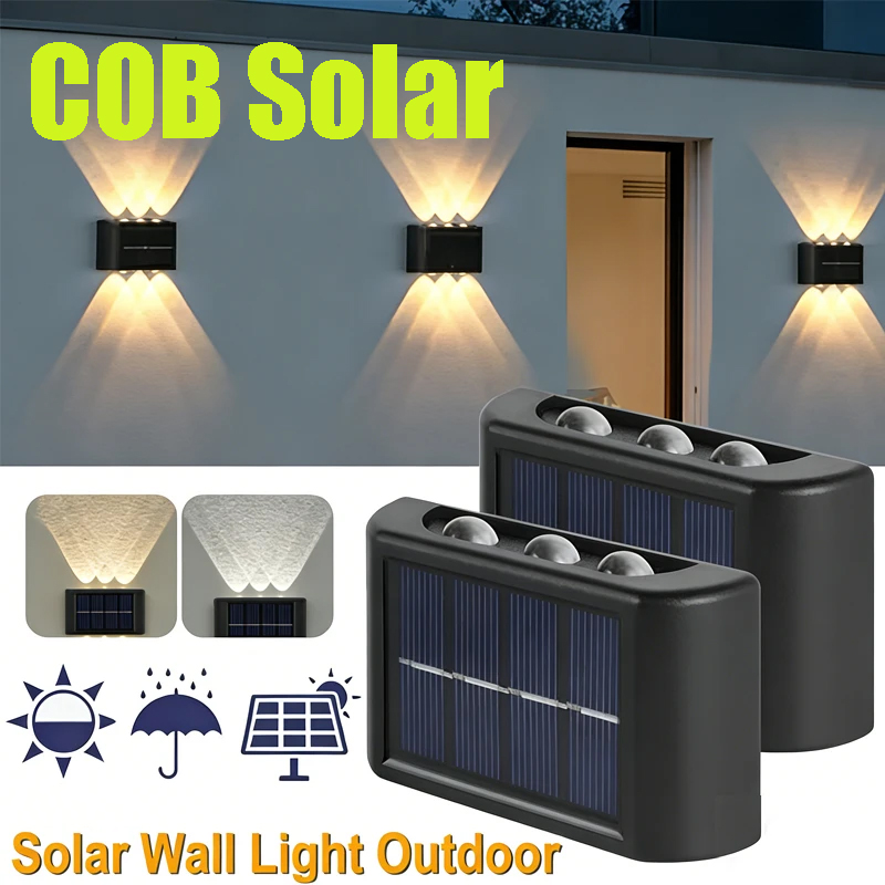 COB Solar Wall Lamp Outdoor Wa - огляд і ціна Solar Garden Light