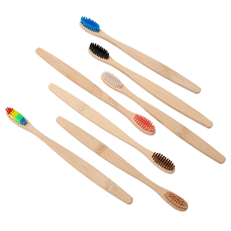 5/10/20/30Pcs Colorful Bamboo  - огляд і ціна Bamboo Toothbrush
