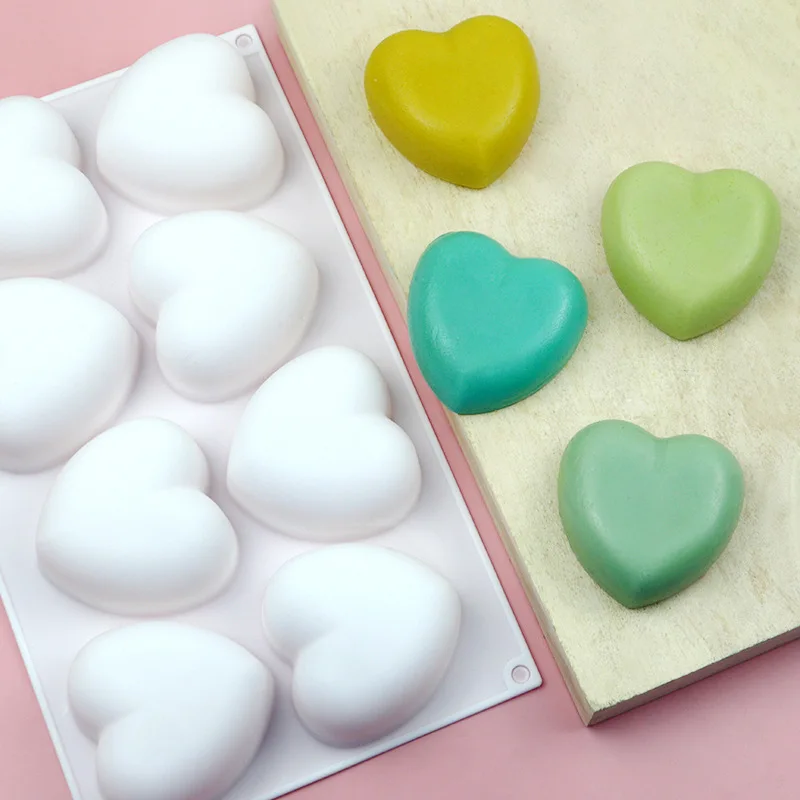Love Heart Silicone Soap Mold  - огляд і ціна Eco Soap