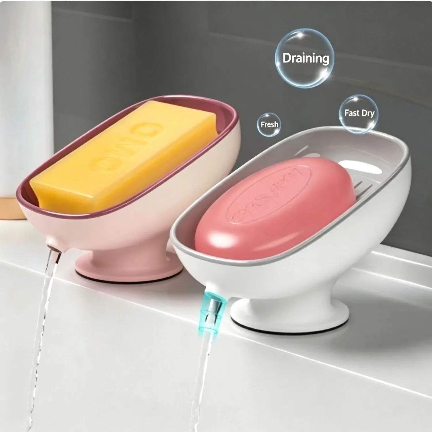 1pcs Drain Soap Holder Leaf Sh - огляд і ціна Eco Sponge
