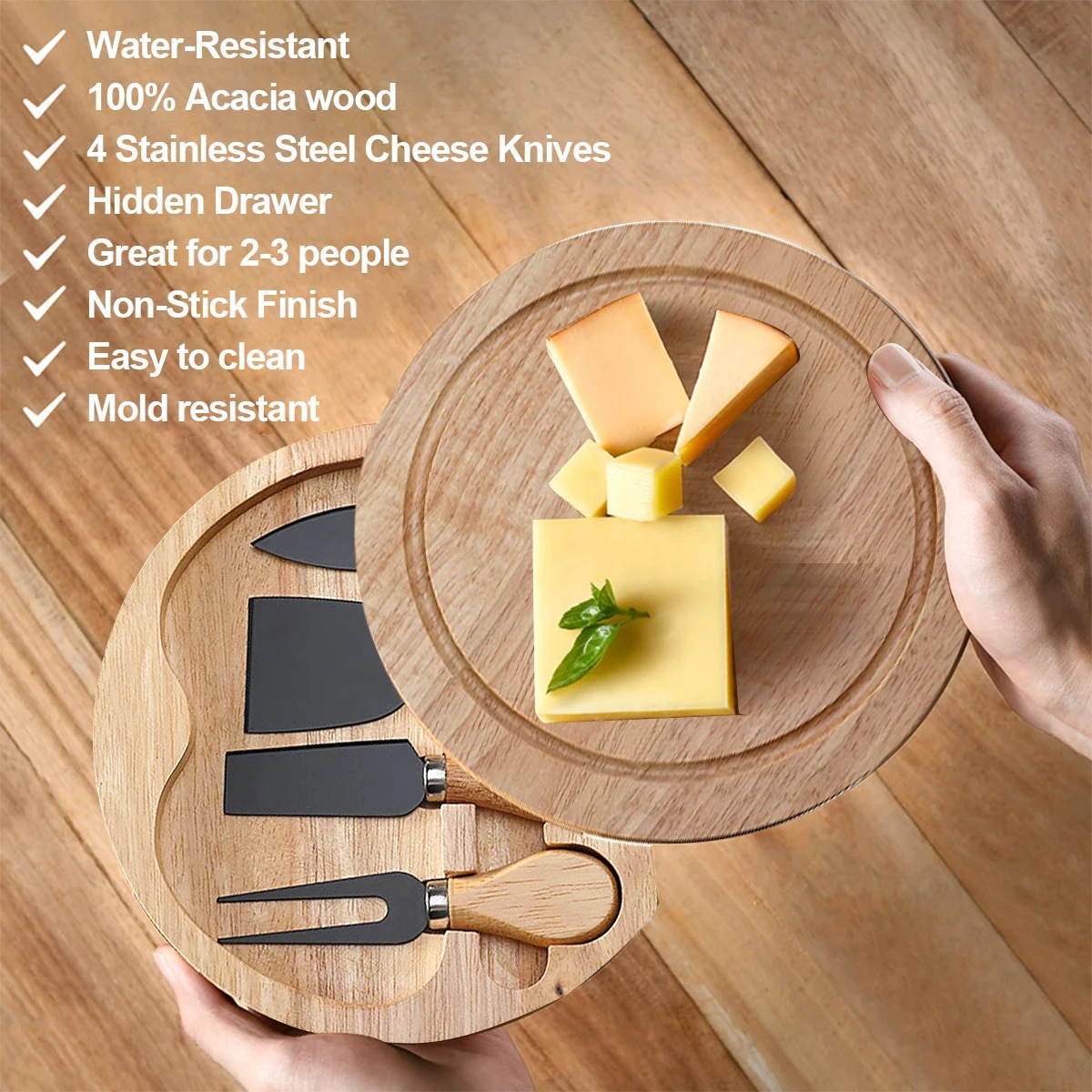 Cheese Knives Set for Charcute - огляд і ціна Bamboo Cutlery