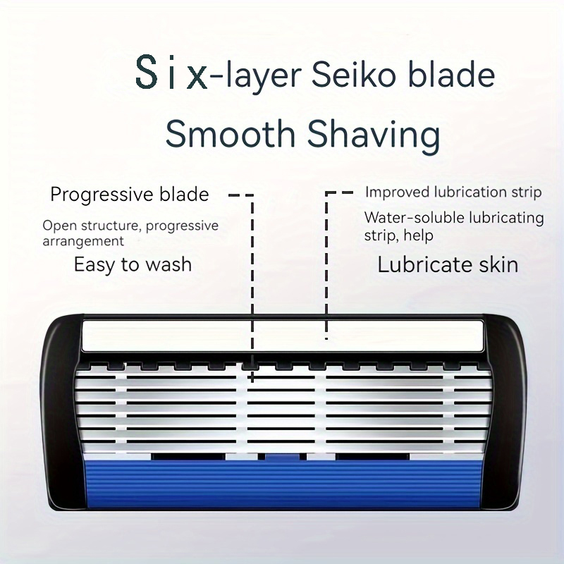 2 Handles, 30 Blades, 6-Layer  - огляд і ціна Safety Razor Handle