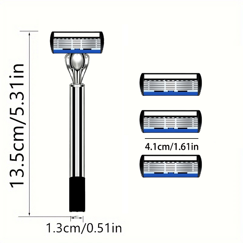 2 Handles, 30 Blades, 6-Layer  - огляд і ціна Safety Razor Handle