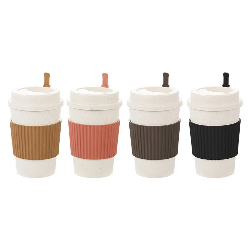 450ML Coffee Cups With Lids Wh - огляд і ціна Reusable Straw