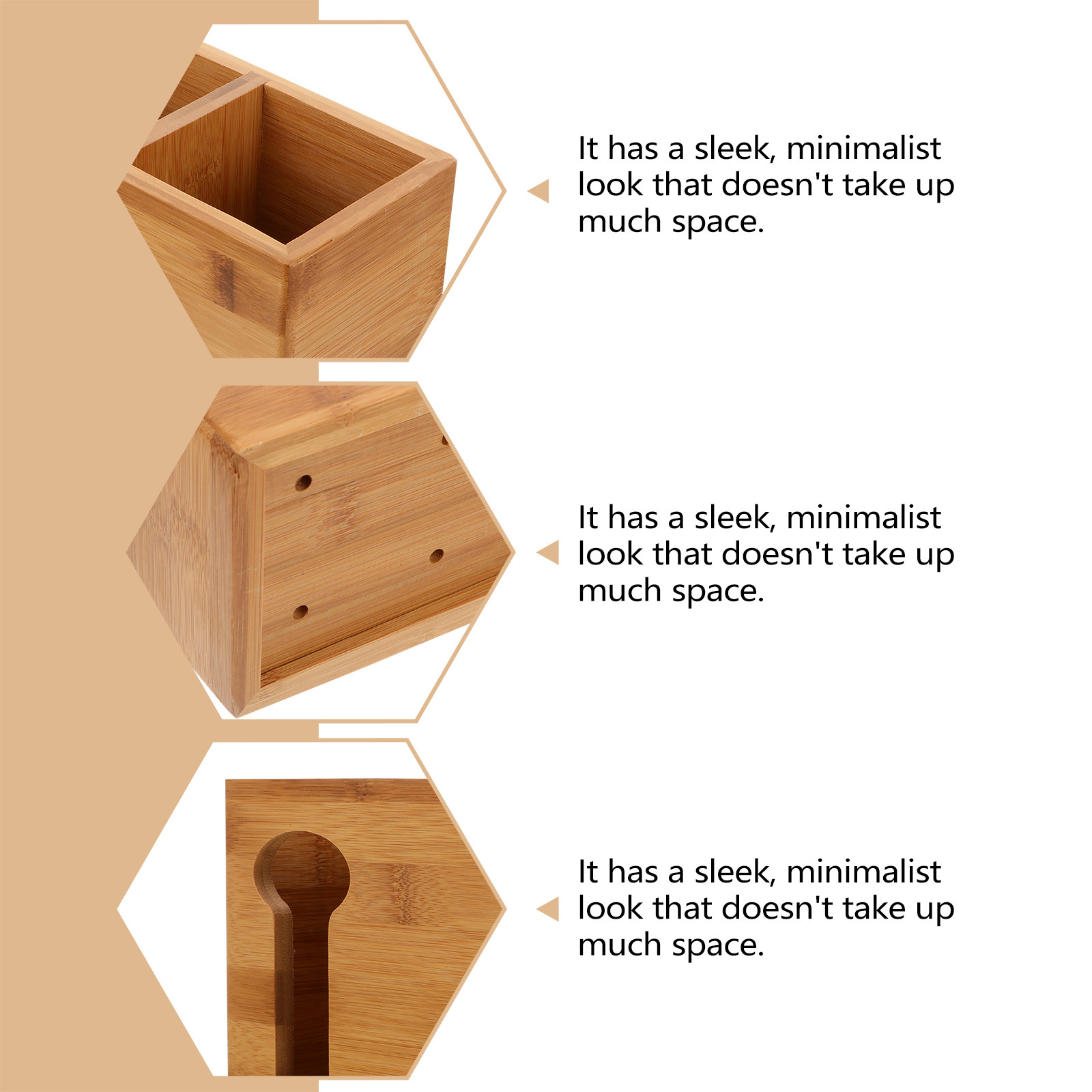 Cutlery Holder for Table Bambo - огляд і ціна Bamboo Cutlery
