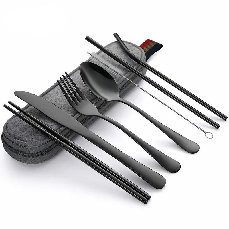 Tableware Reusable Travel Cutl - огляд і ціна Bamboo Cutlery